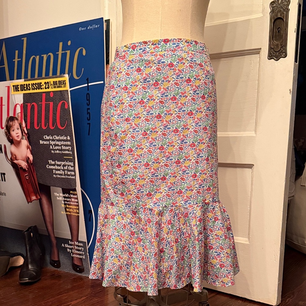 Liberty Print J Crew Skirt